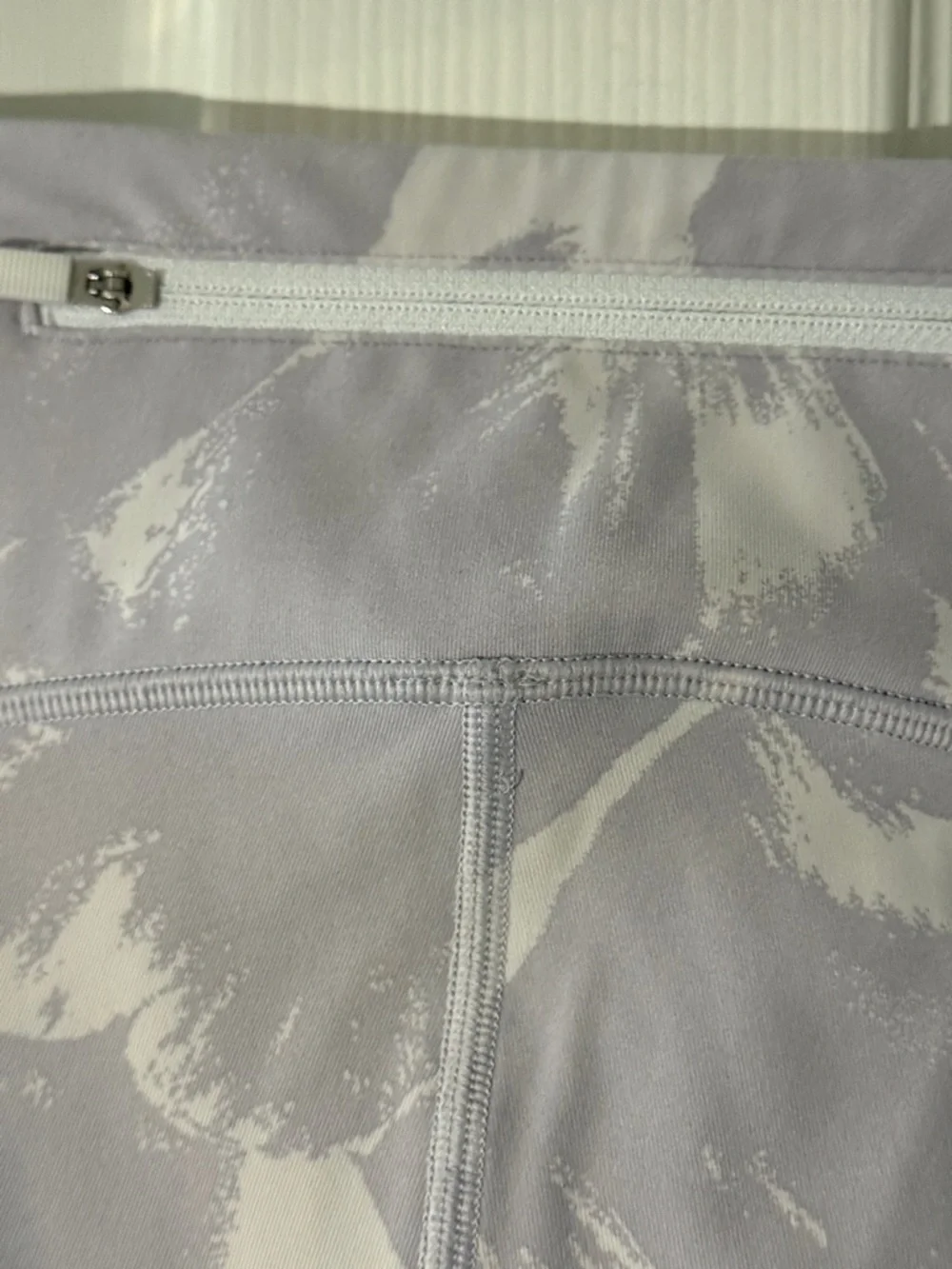 lululemon athletica Light Gray Printed High-Rise Leggings